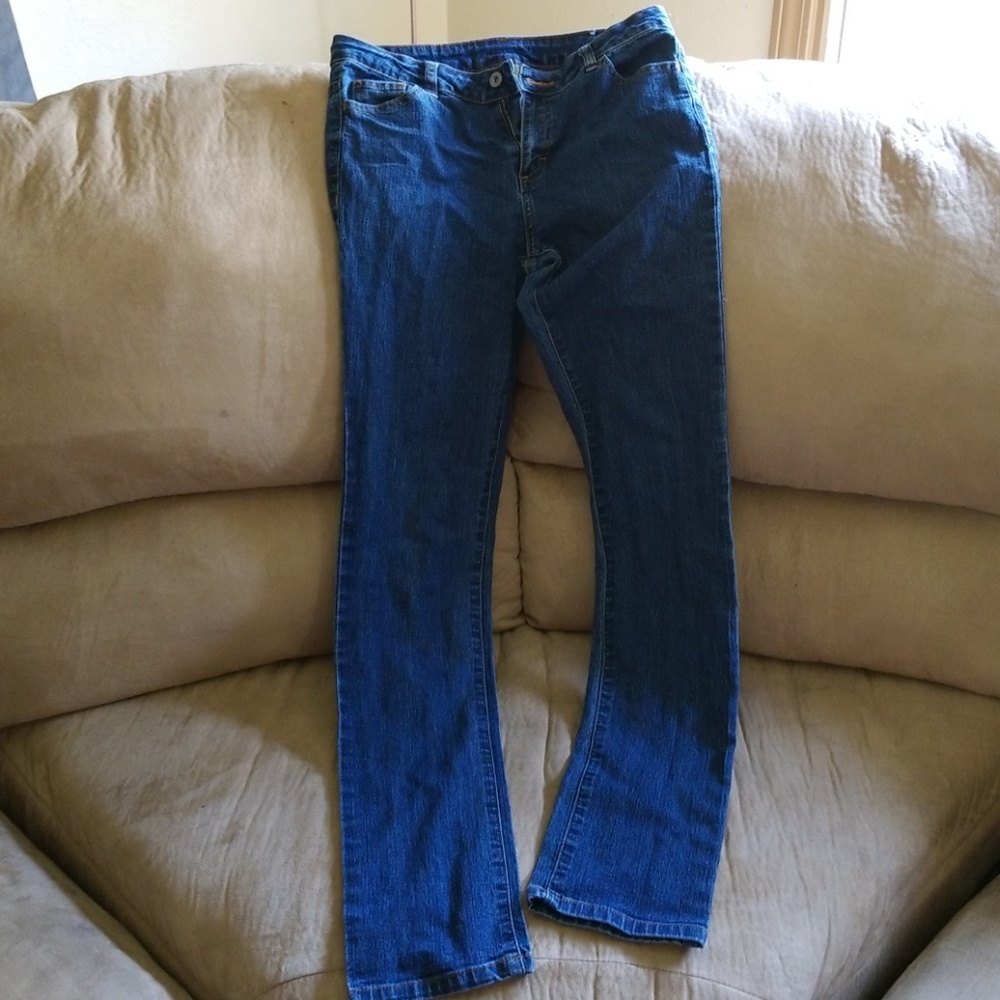 Straight leg jeans